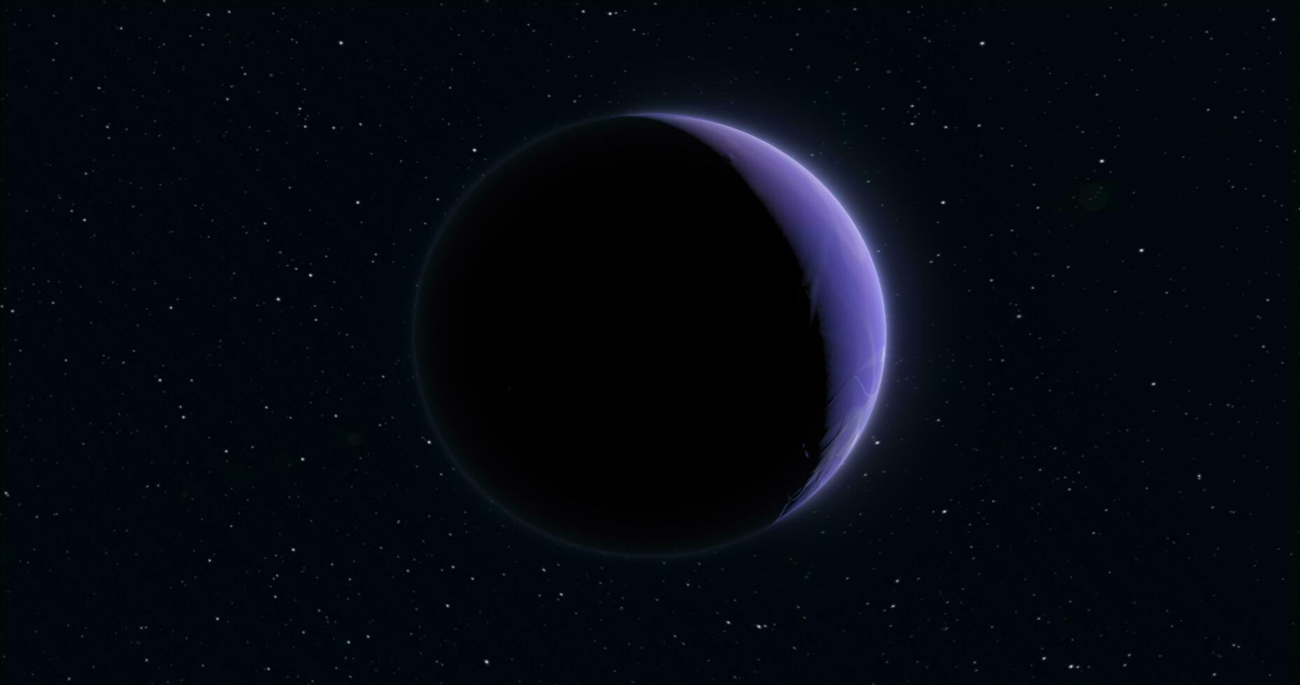 resumen azul espacio futurista planeta redondo esfera en contra el antecedentes de estrellas foto