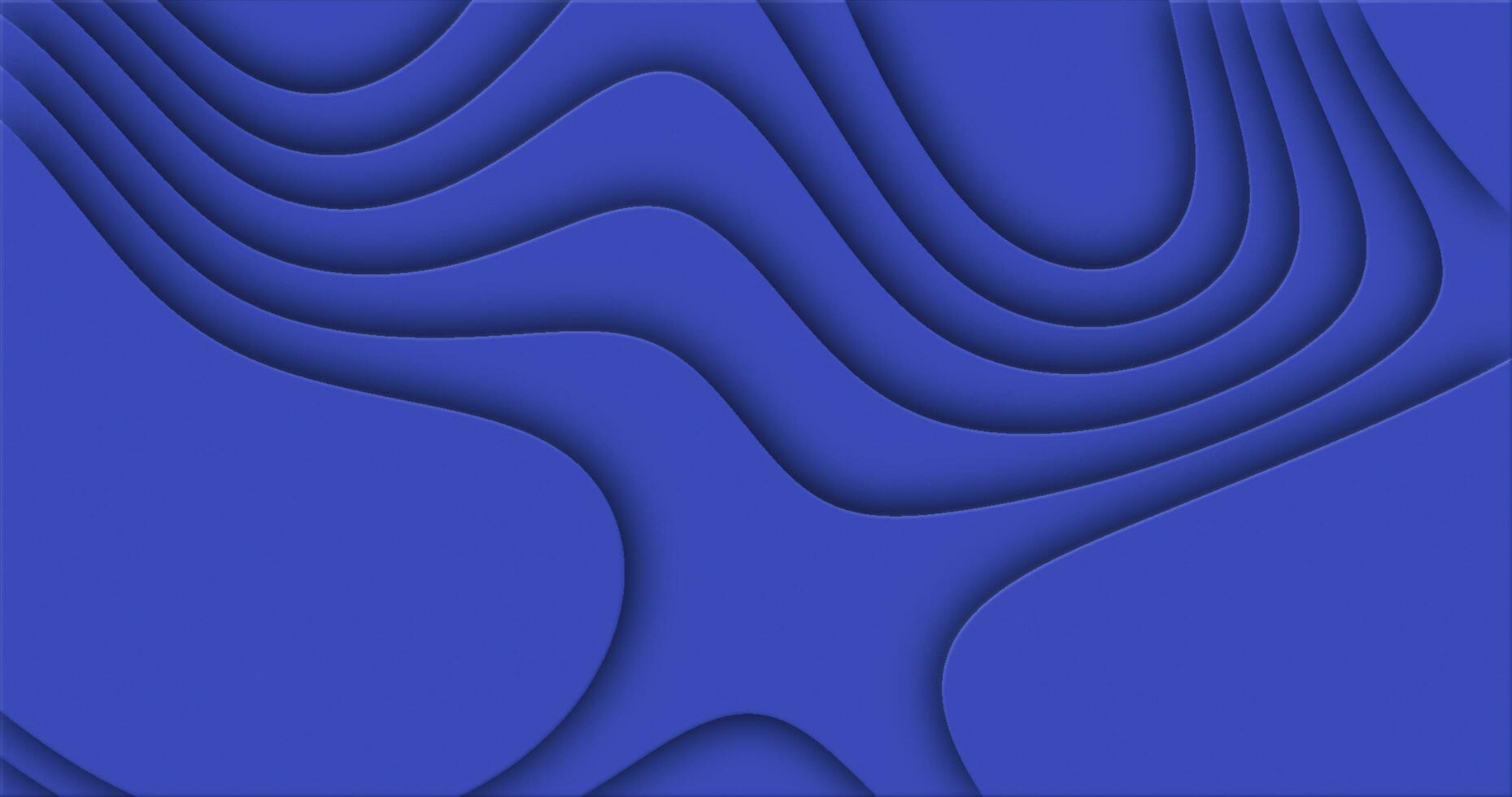 Blue cutted abstract background pattern of lines and waves photo