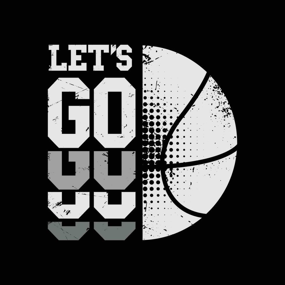 Basketball t-shirt and apparel design vector