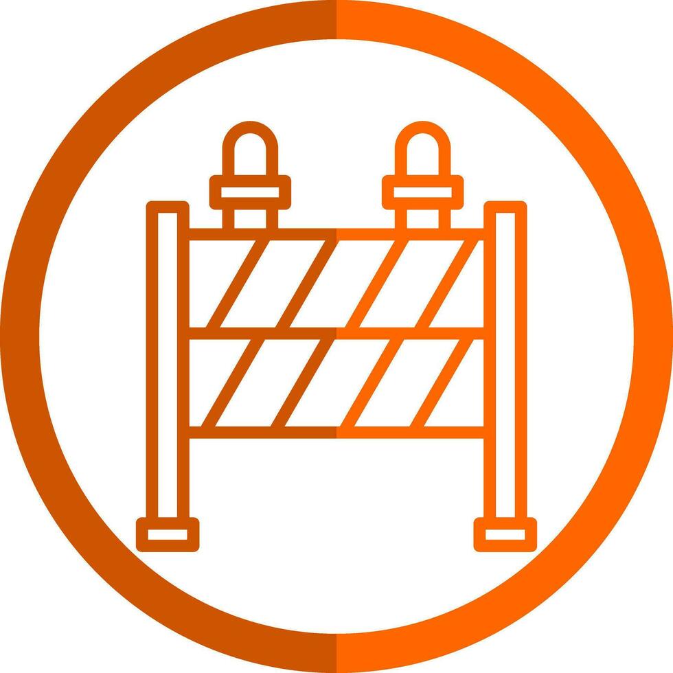 Barrier Vector Icon Design