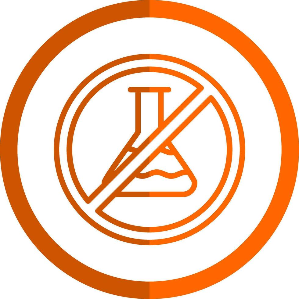 No Chemical Vector Icon Design