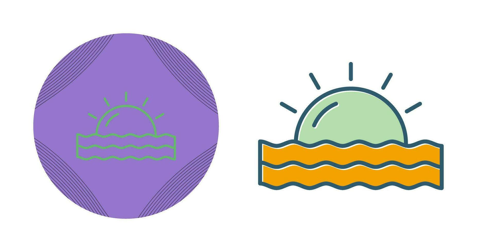 Sunset Vector Icon