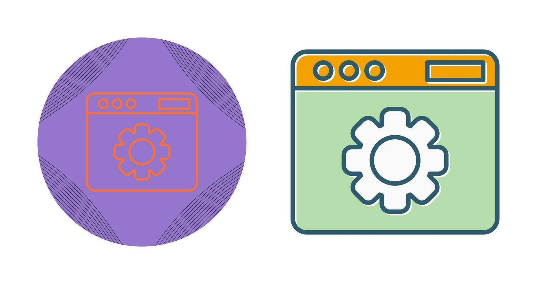 Web Settings Vector Icon