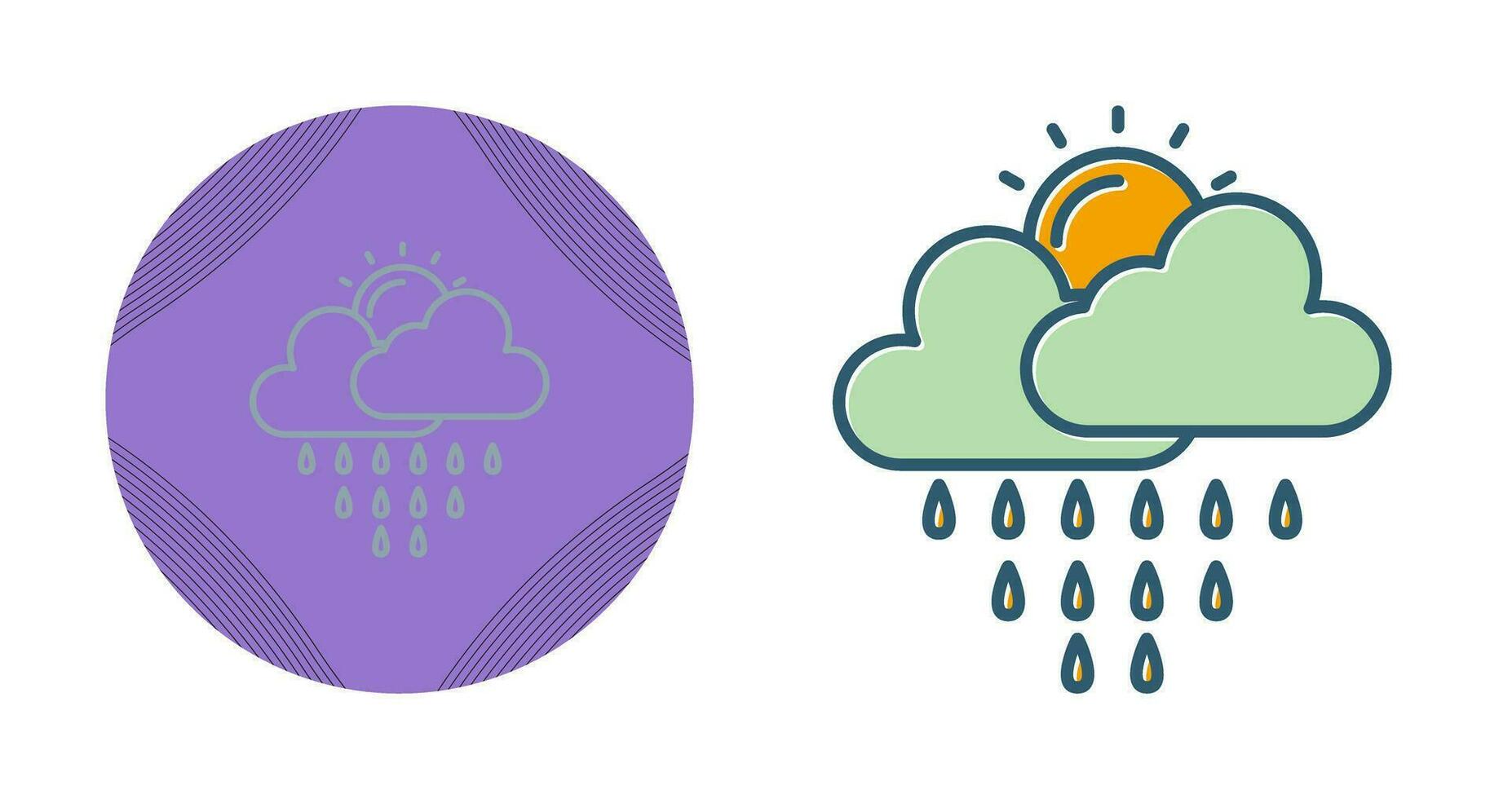 Rain Vector Icon