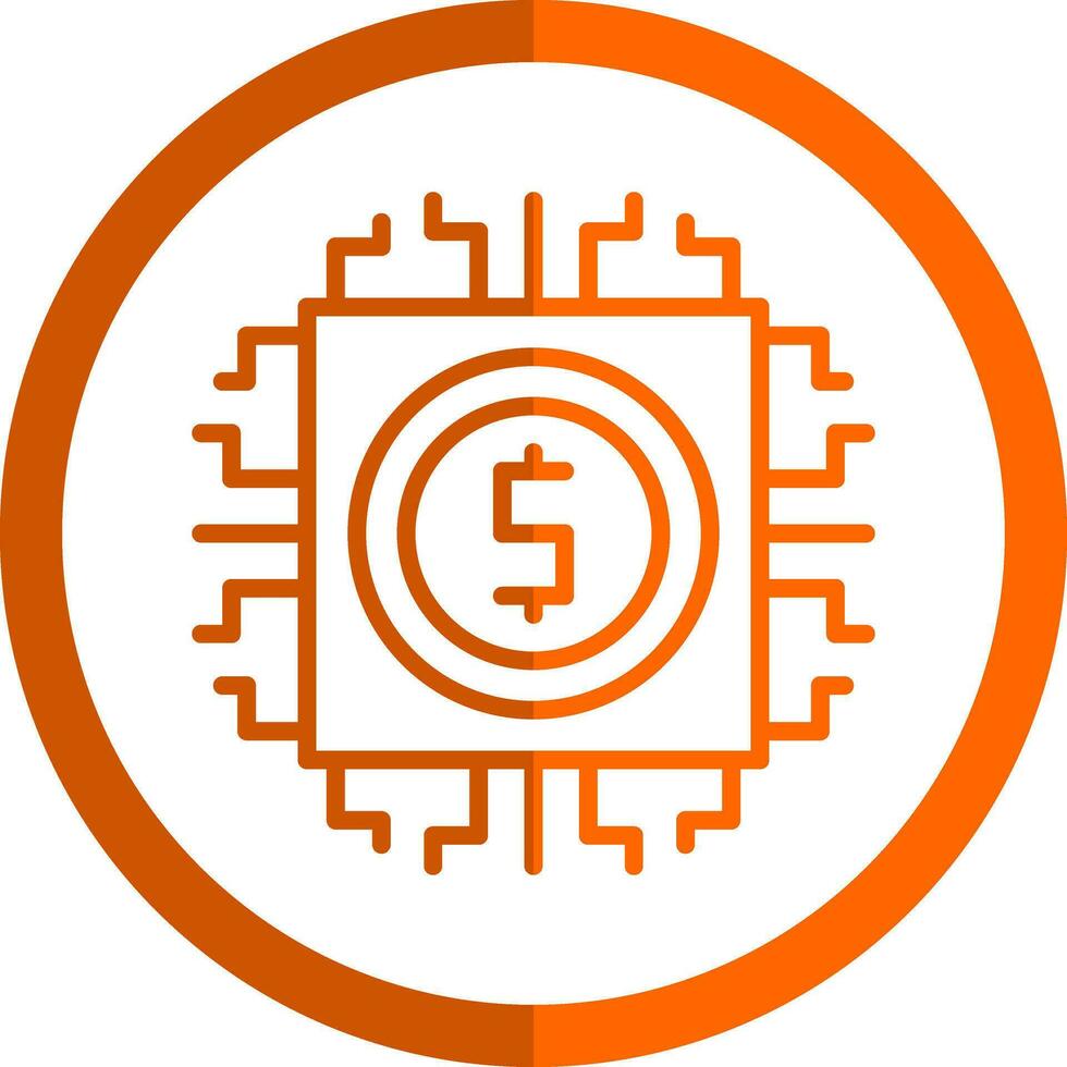 Digital currency Vector Icon Design