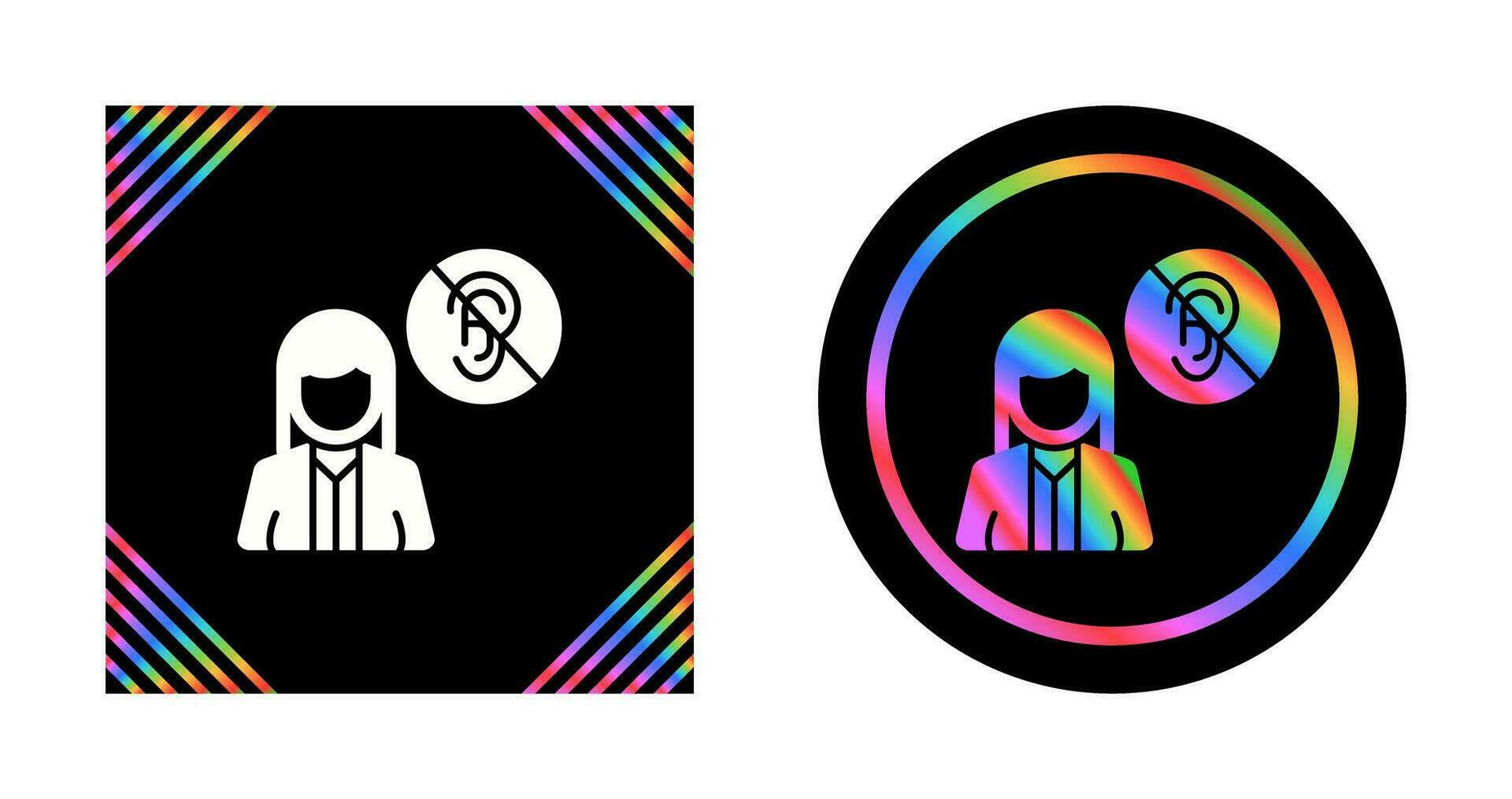 Deaf Vector Icon