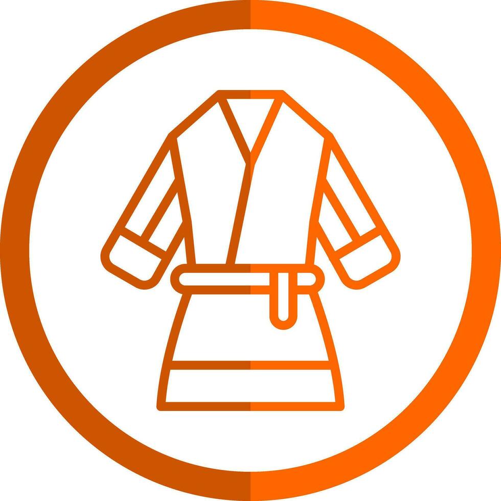 Kimono Vector Icon Design