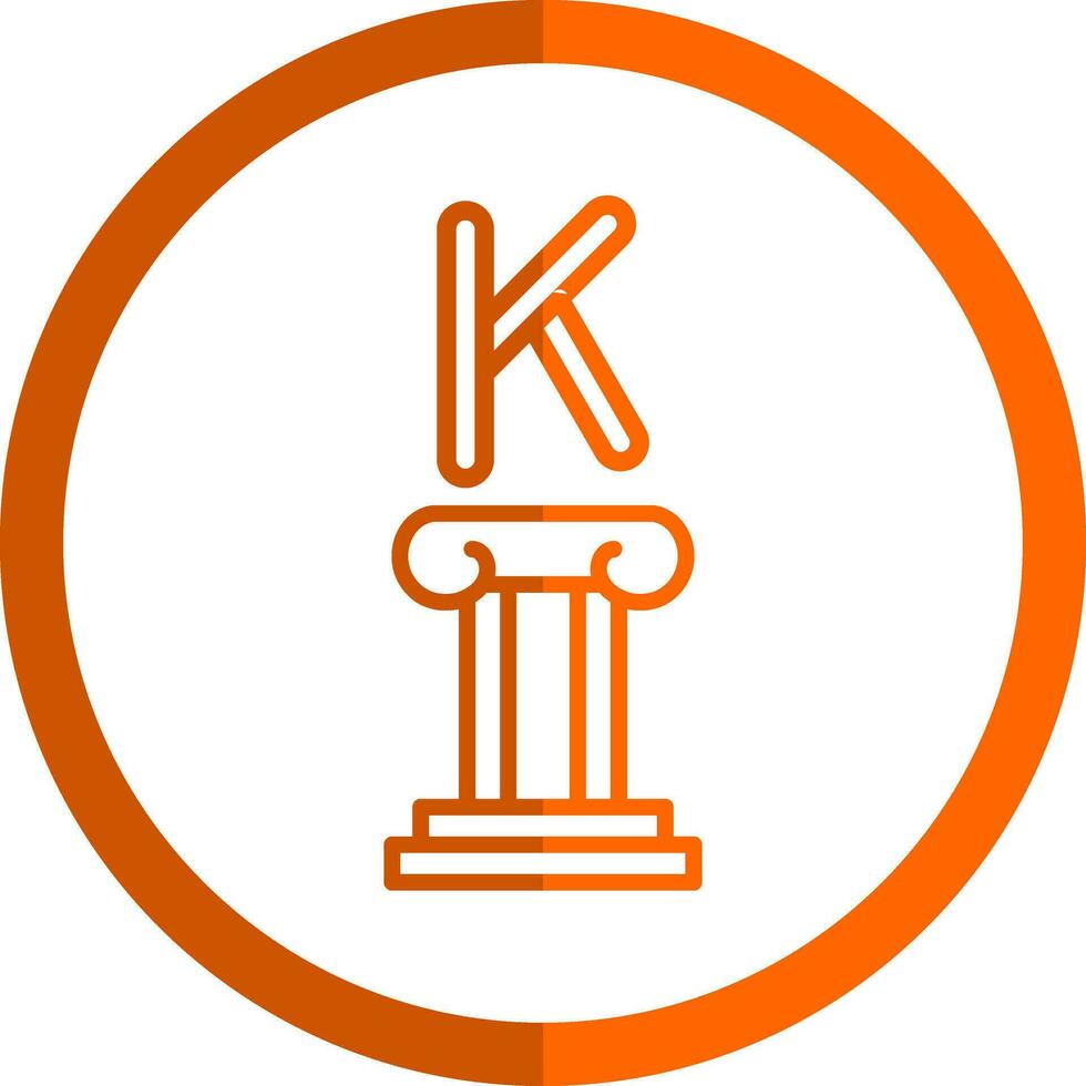 Kappa Vector Icon Design