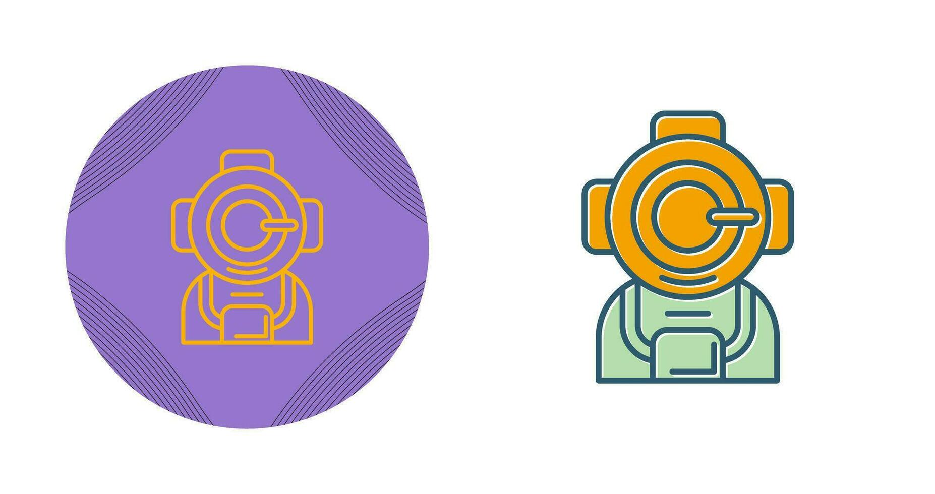 Diving Helmet Vector Icon