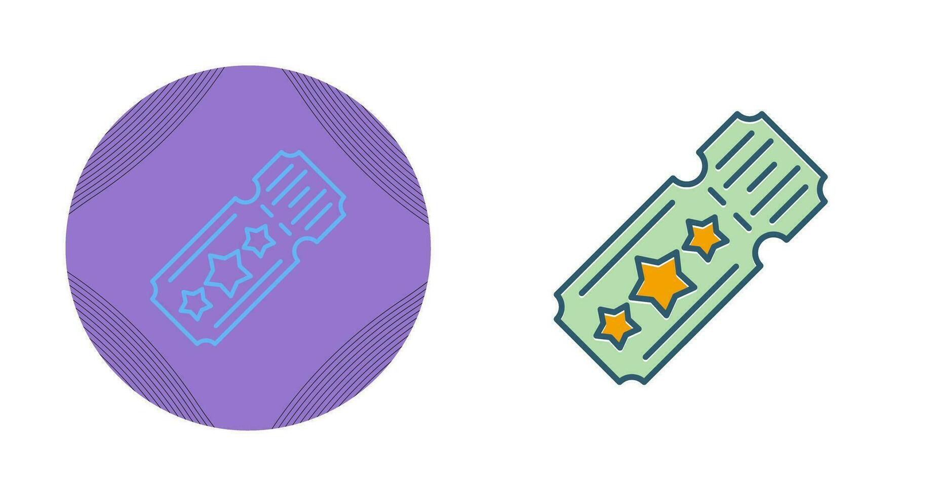 Ticket Vector Icon