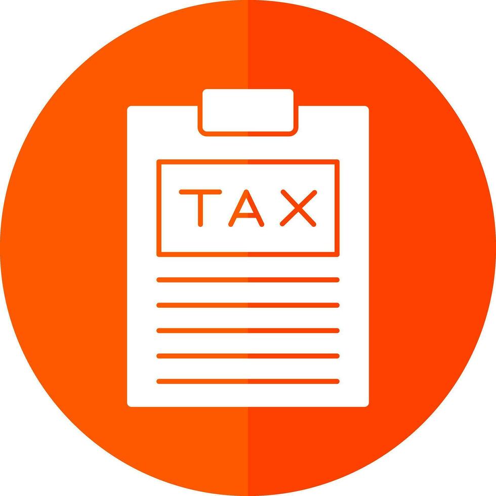 Tax Vector Icon Design