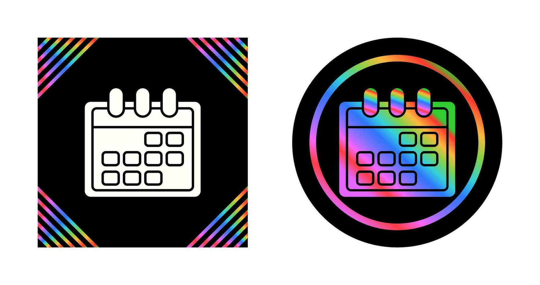 icono de vector de calendario