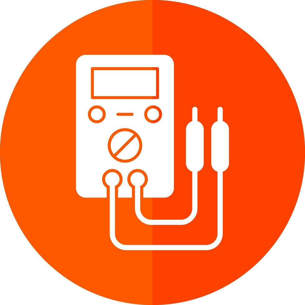 Voltmeter Vector Icon Design