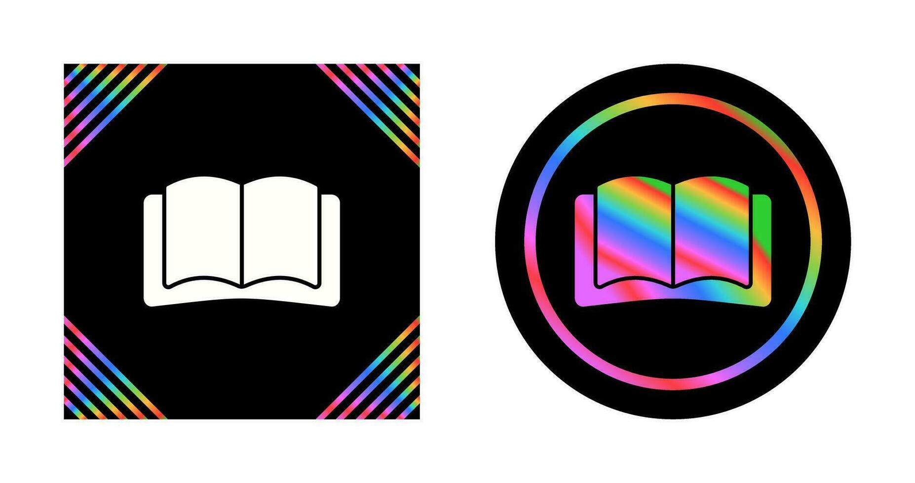 Open Book Vector Icon