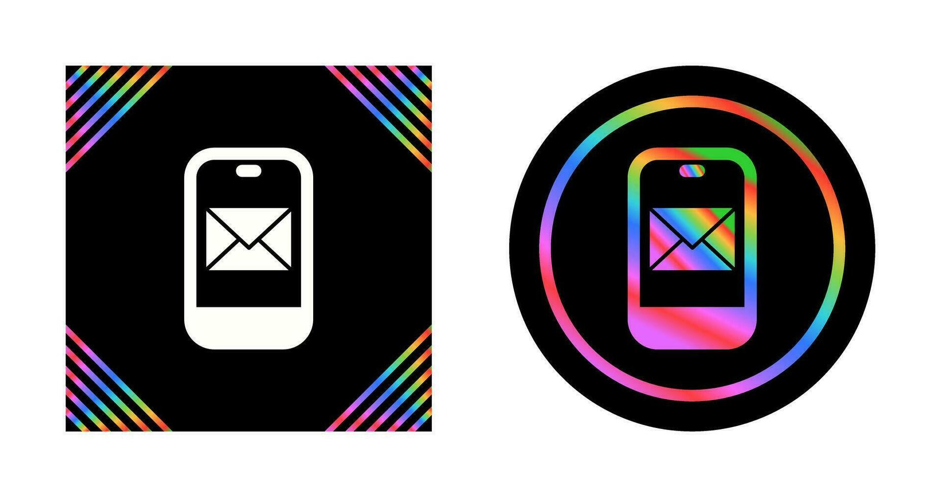 Smartphone mail Vector Icon