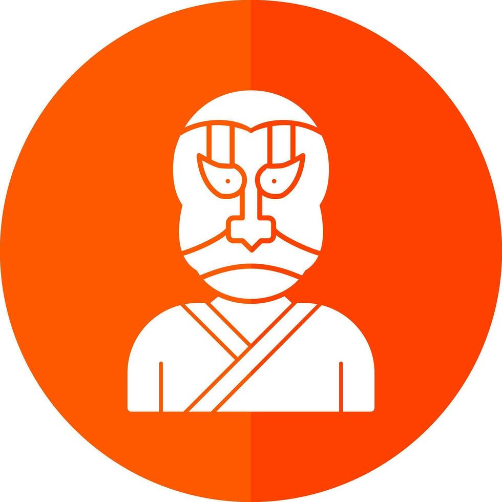 Kabuki Vector Icon Design