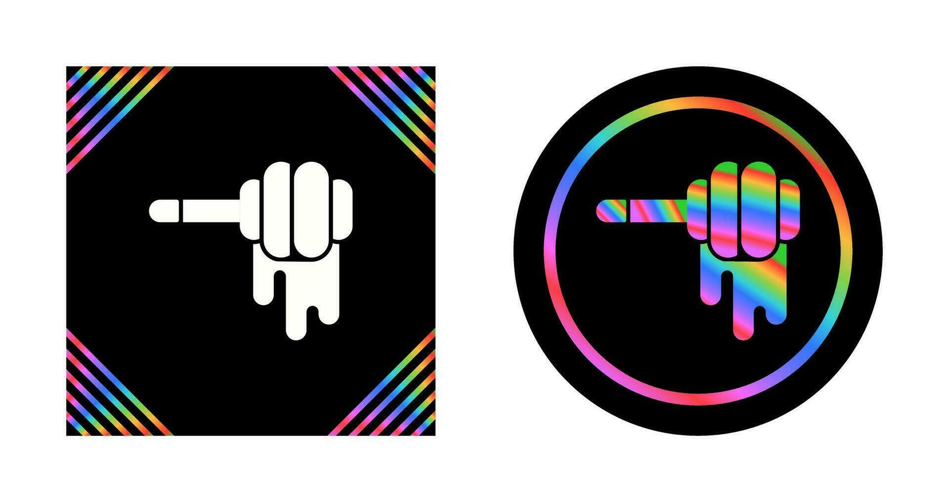 Honey Dipper Vector Icon