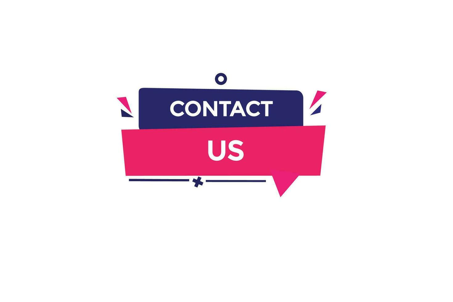 new contact us modern, website, click button, level, sign, speech, bubble  banner, vector