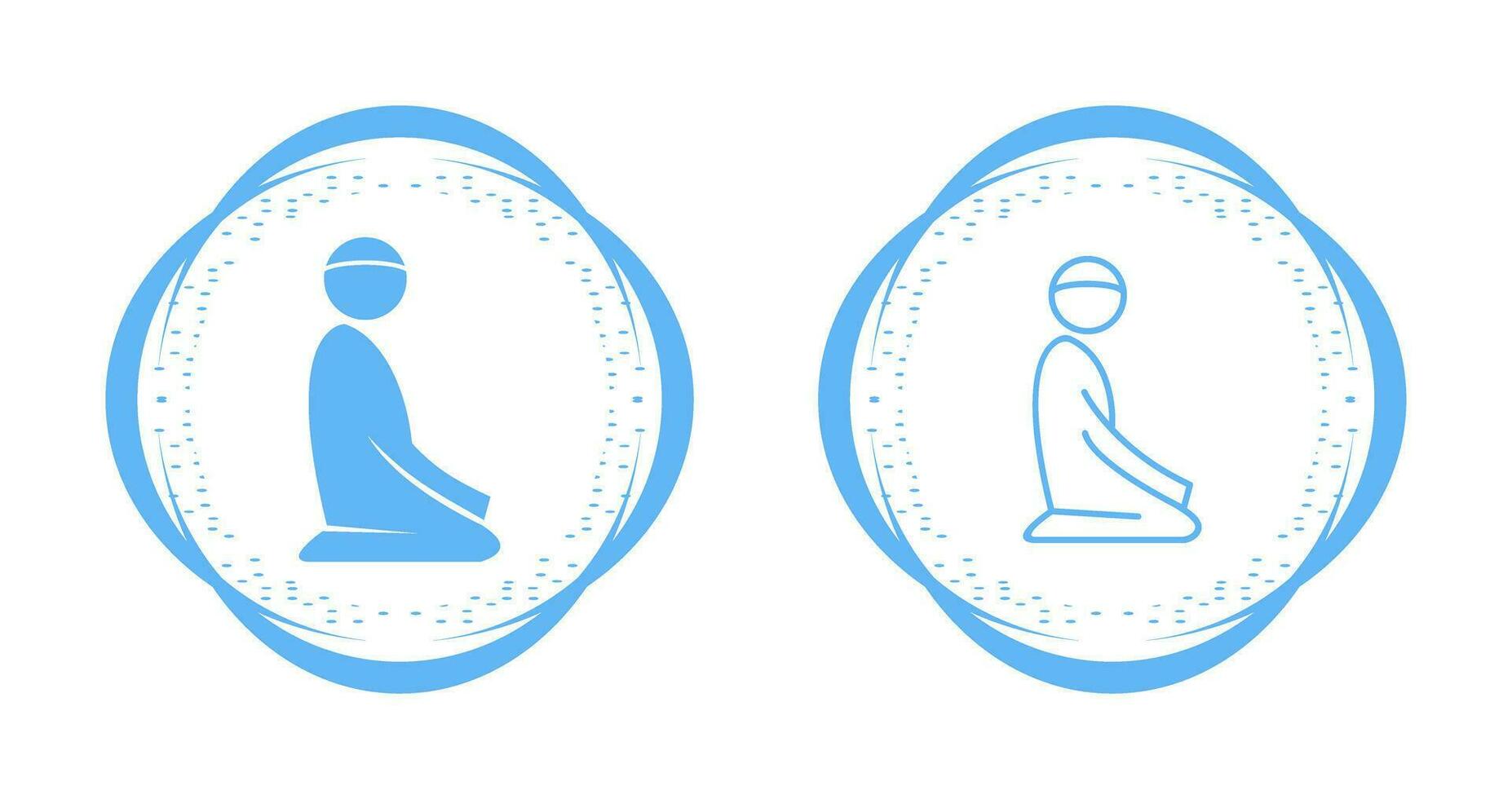 Offering Prayer Vector Icon