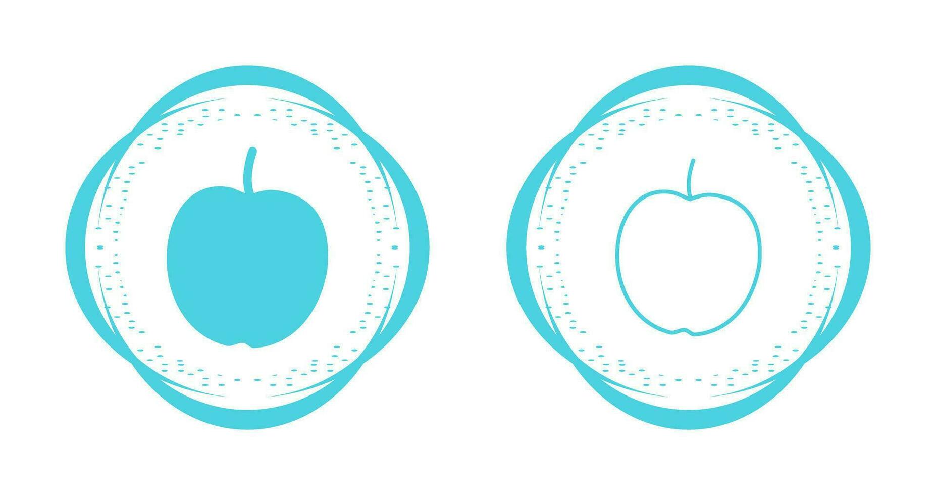 icono de vector de manzana