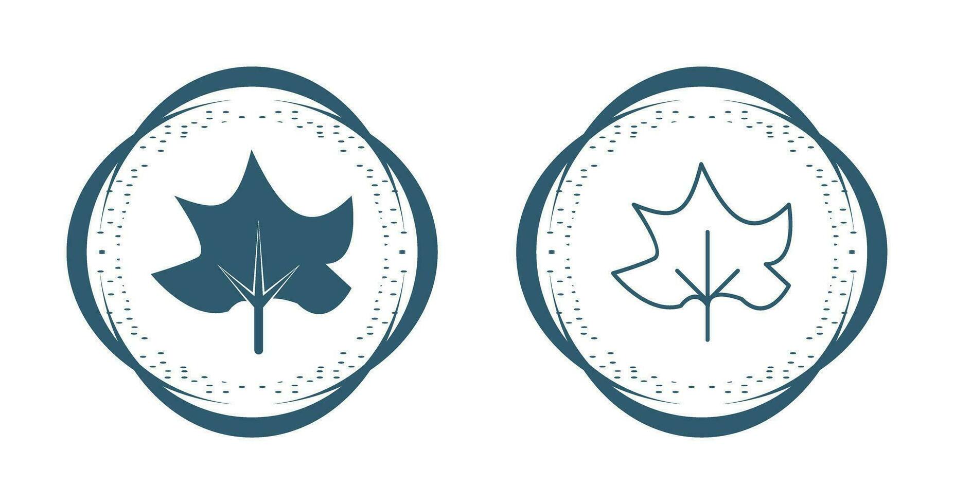 Autumn Leaf Vector Icon