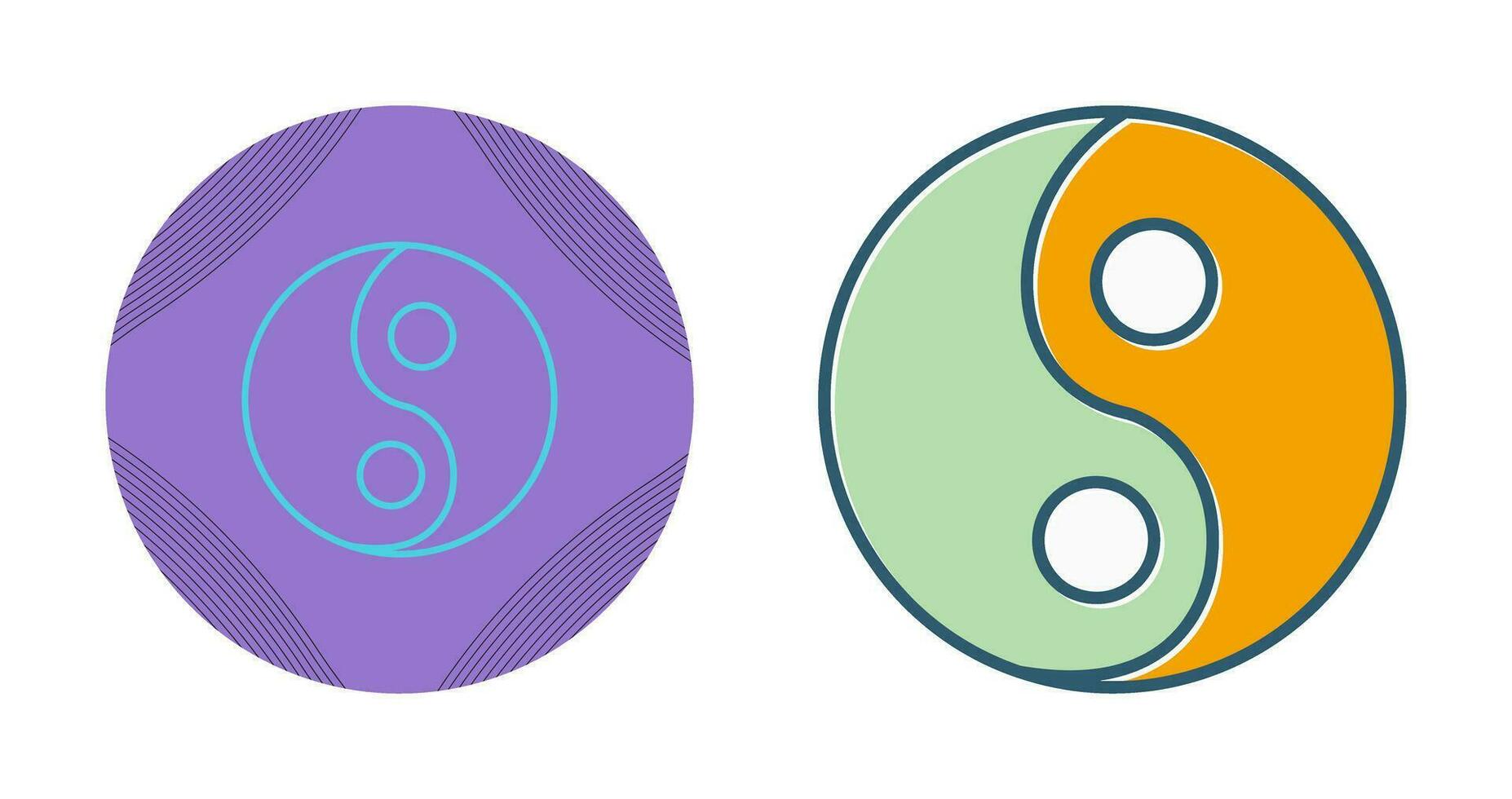 Yin Yang Vector Icon