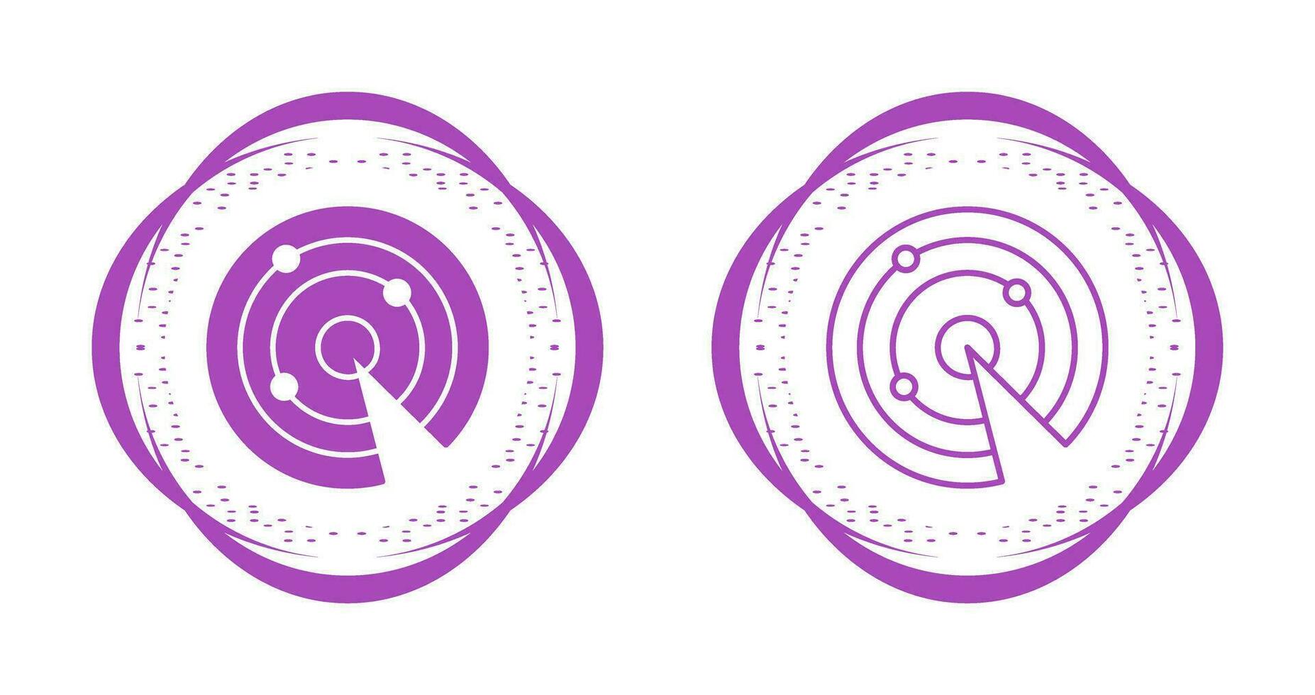 Radar Vector Icon