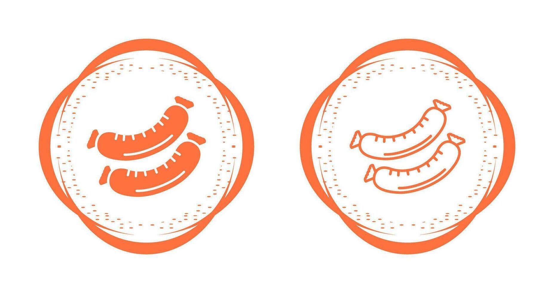 Sausage Vector Icon