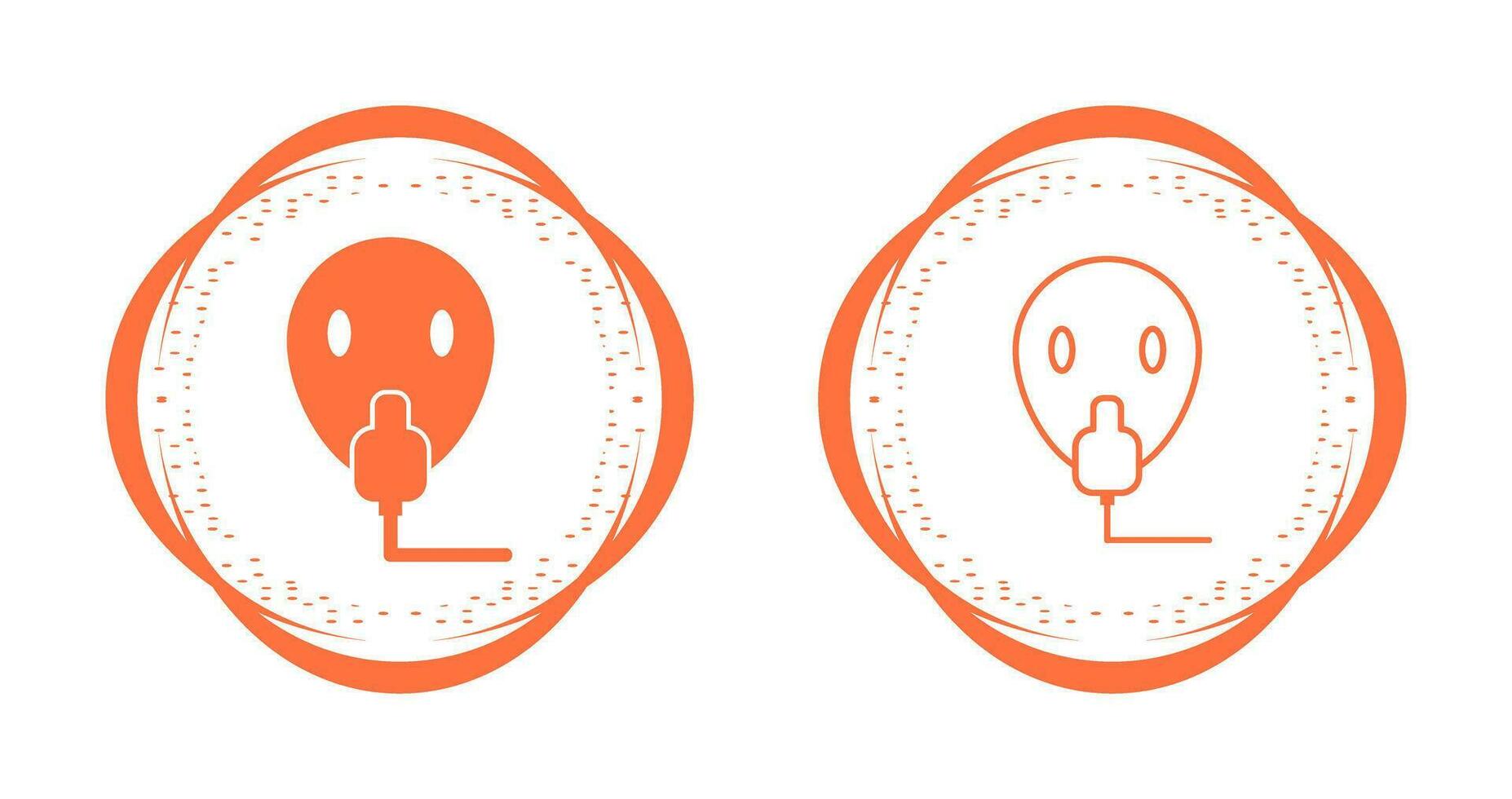 Oxygen Mask Vector Icon