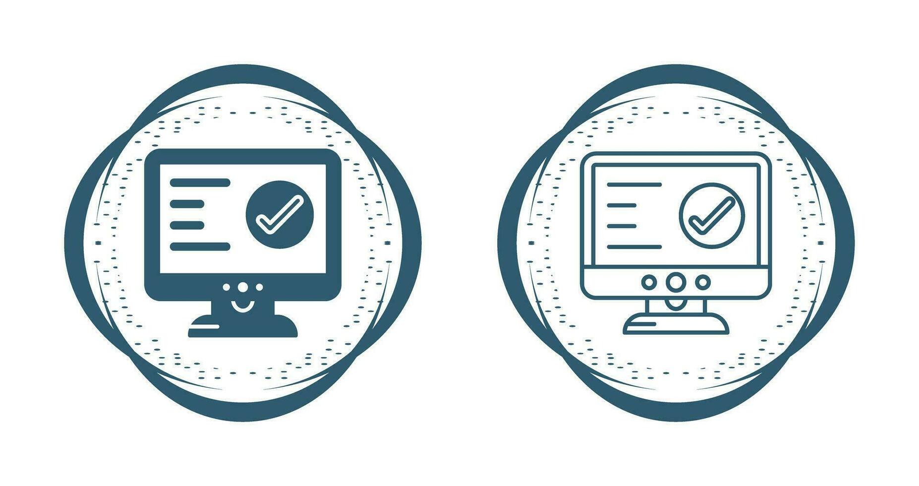 Check Lcd Vector Icon