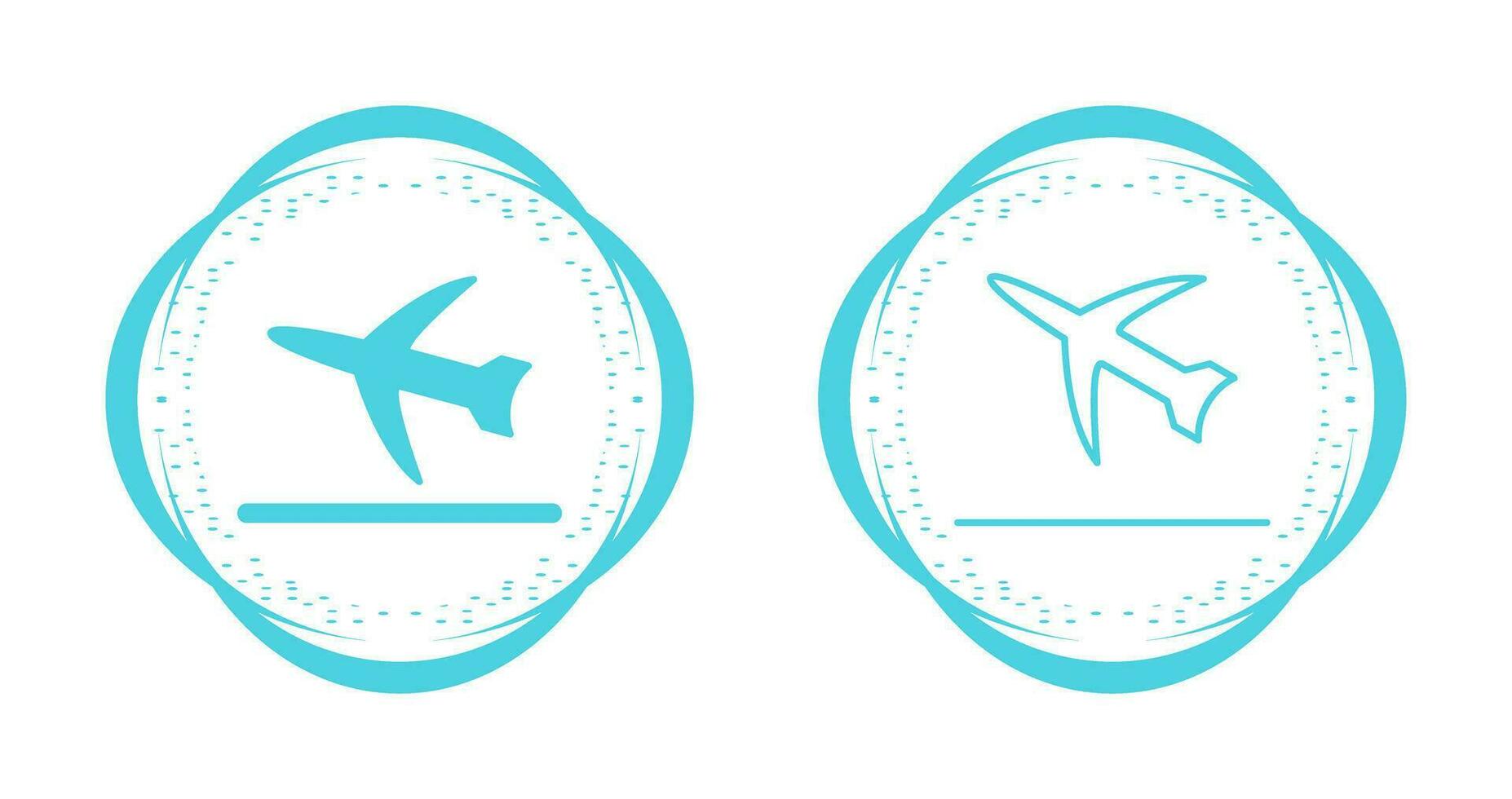 icono de vector de despegue de vuelo