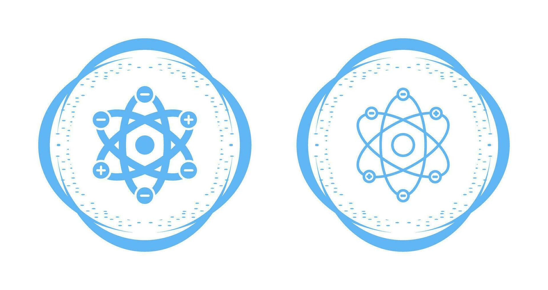 Atom Structure Vector Icon