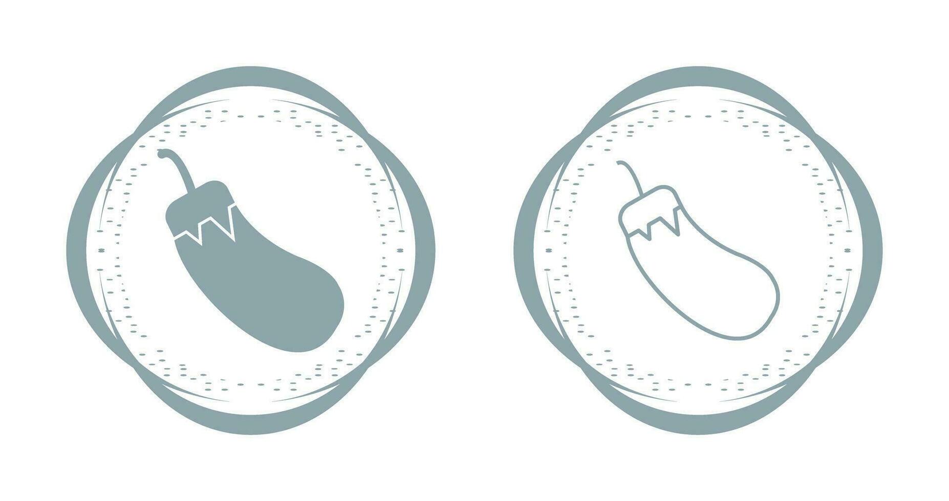 Eggplant Vector Icon