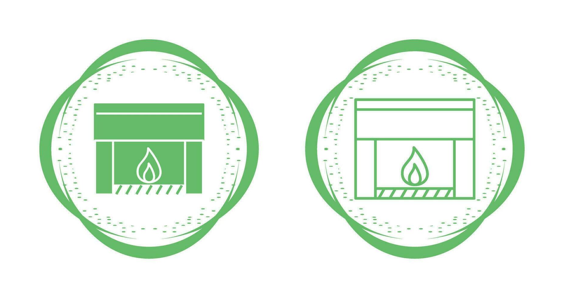 Fireplace Vector Icon