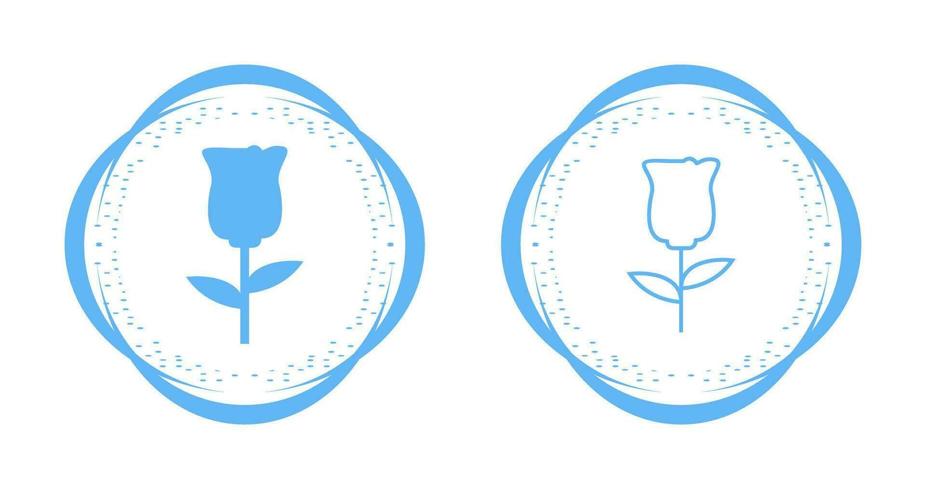 icono de vector de rosas