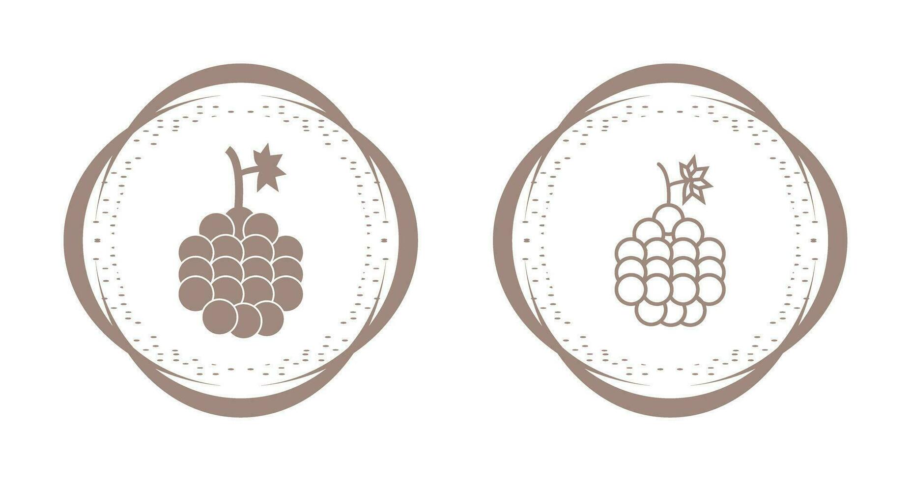Grapes Vector Icon