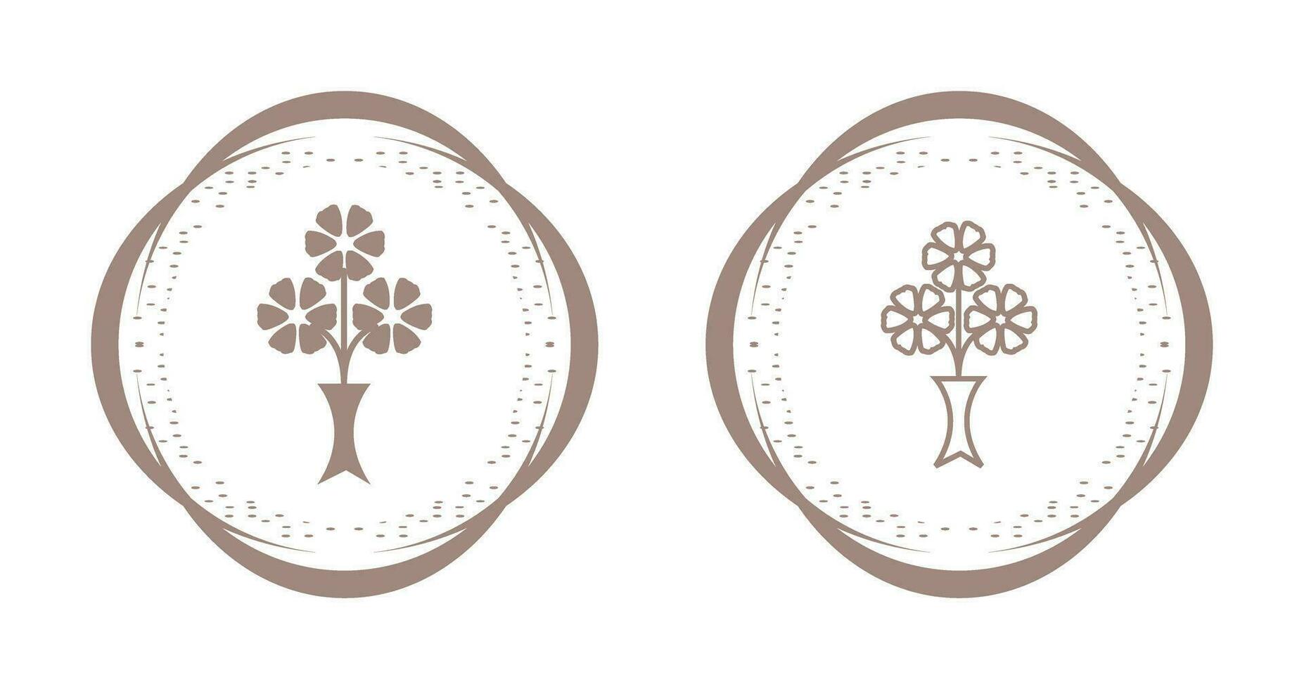 Flower Bunch Vector Icon