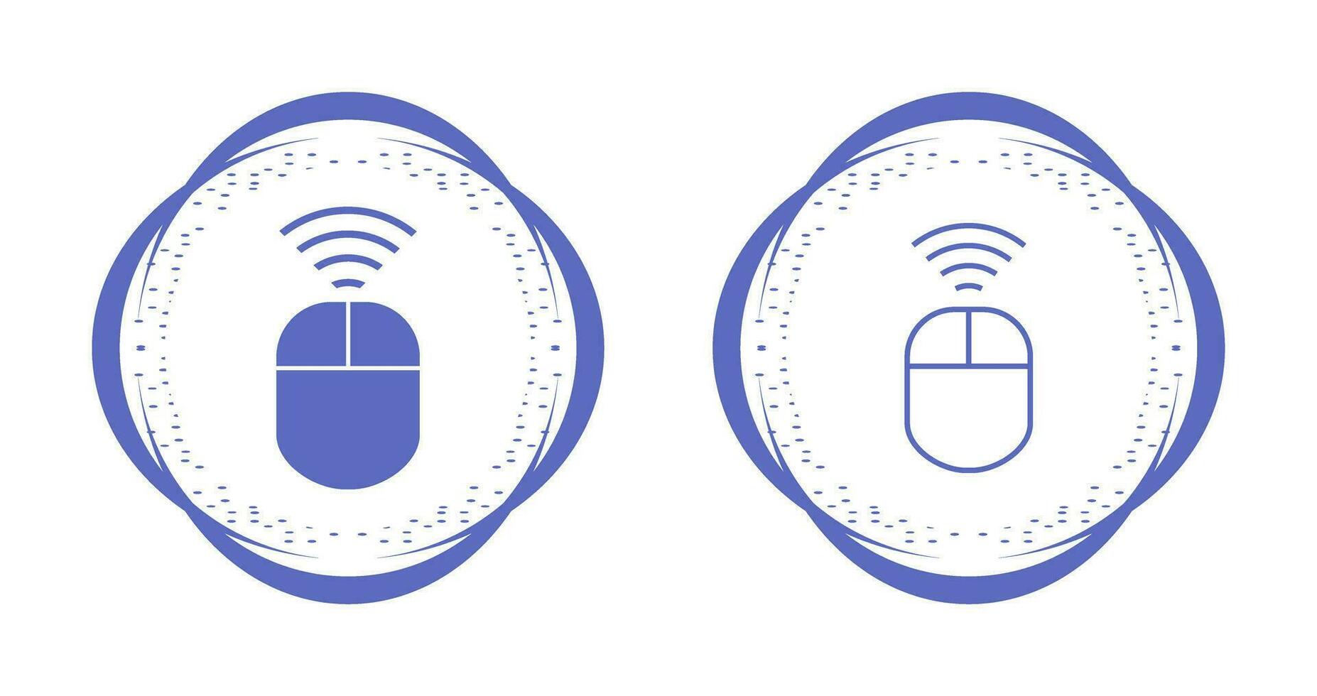 Wireless input device Vector Icon