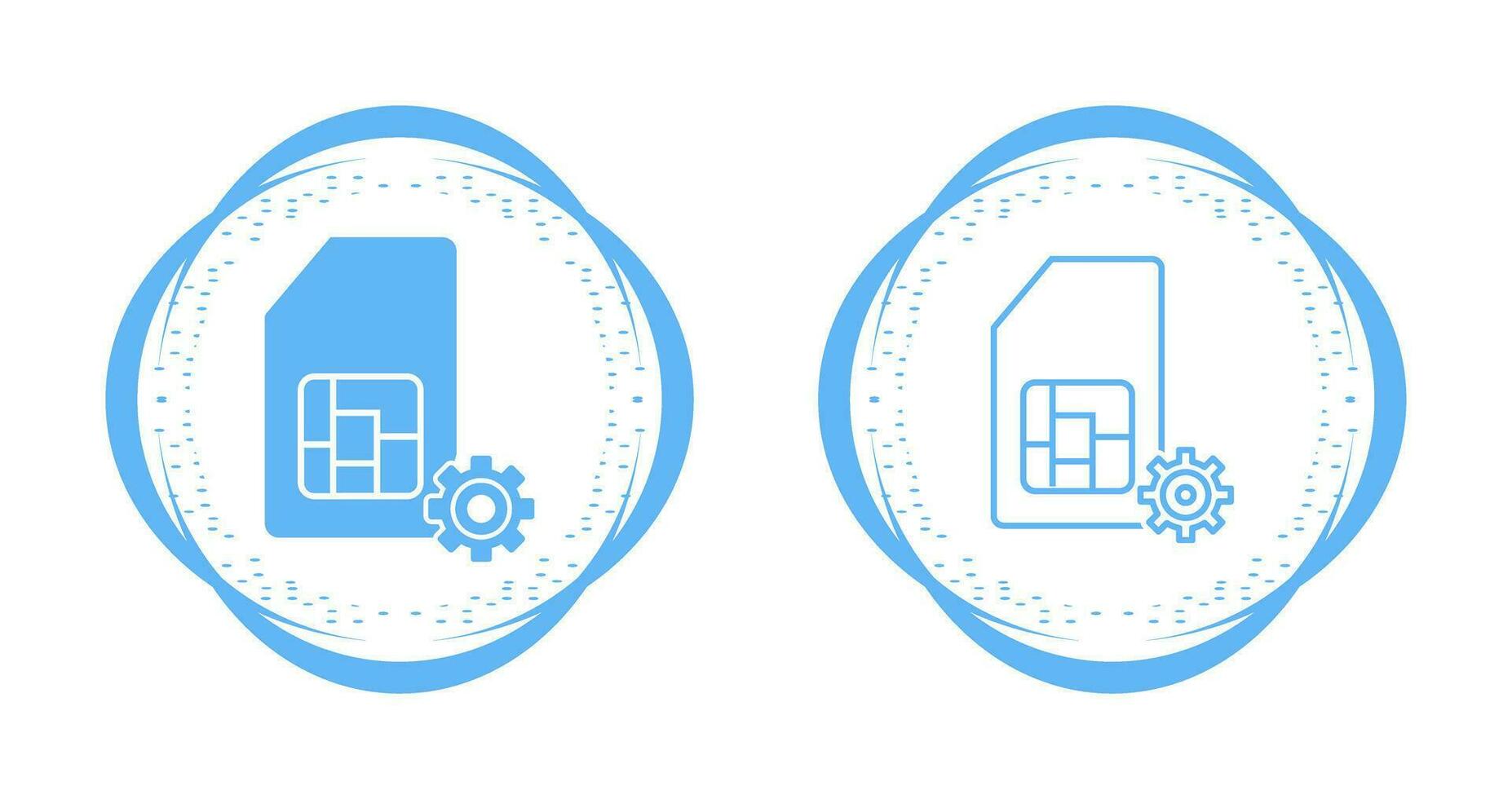 SIM Management Vector Icon