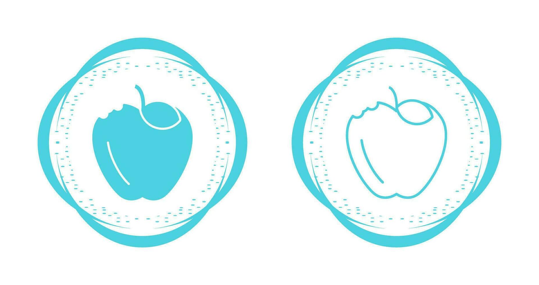 icono de vector de manzana