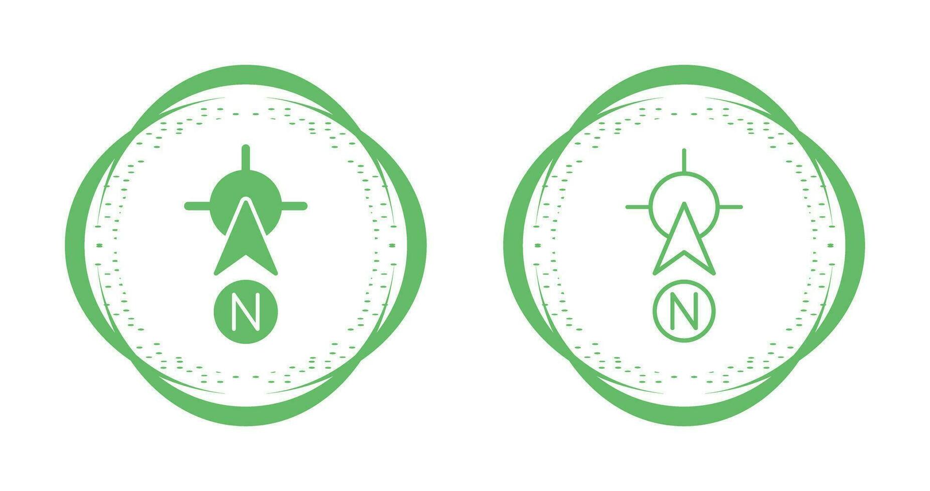 North Vector Icon