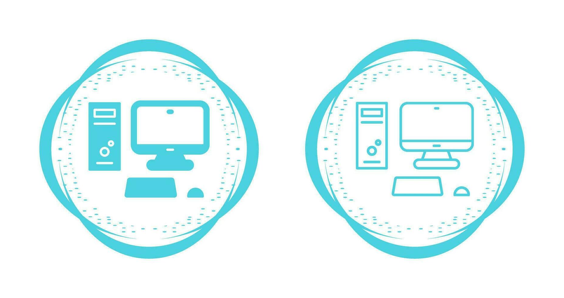 Computer Vector Icon