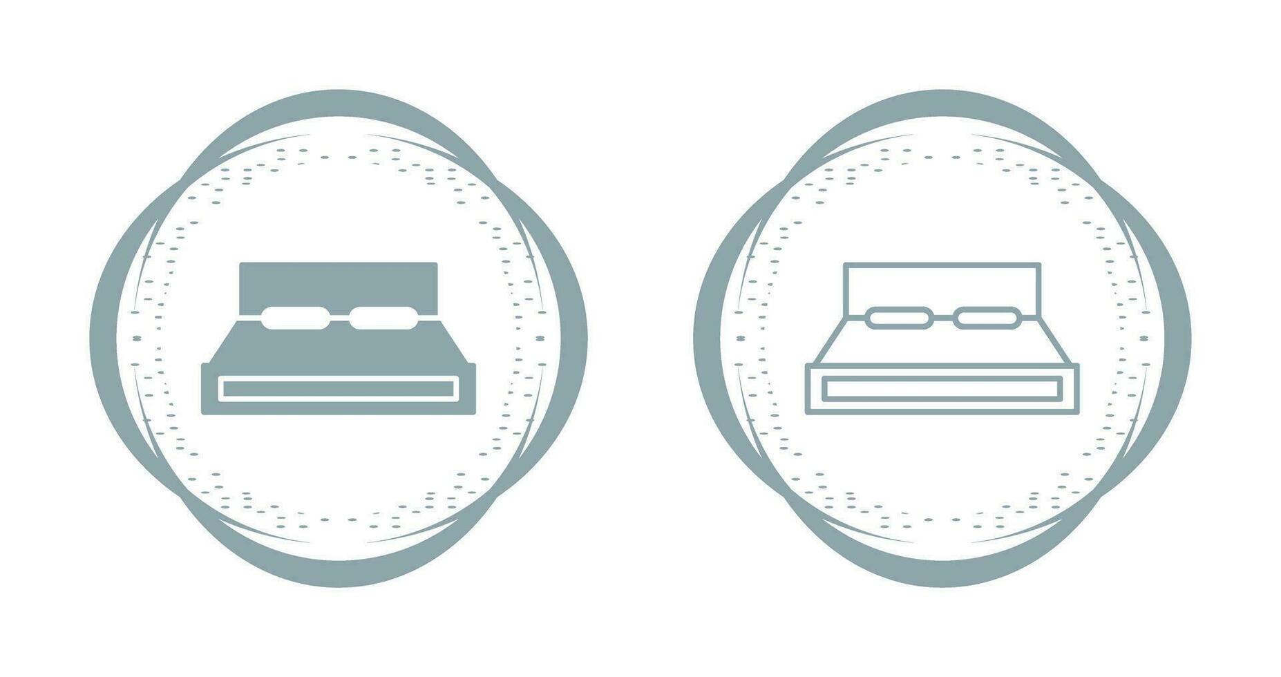Double Bed Vector Icon