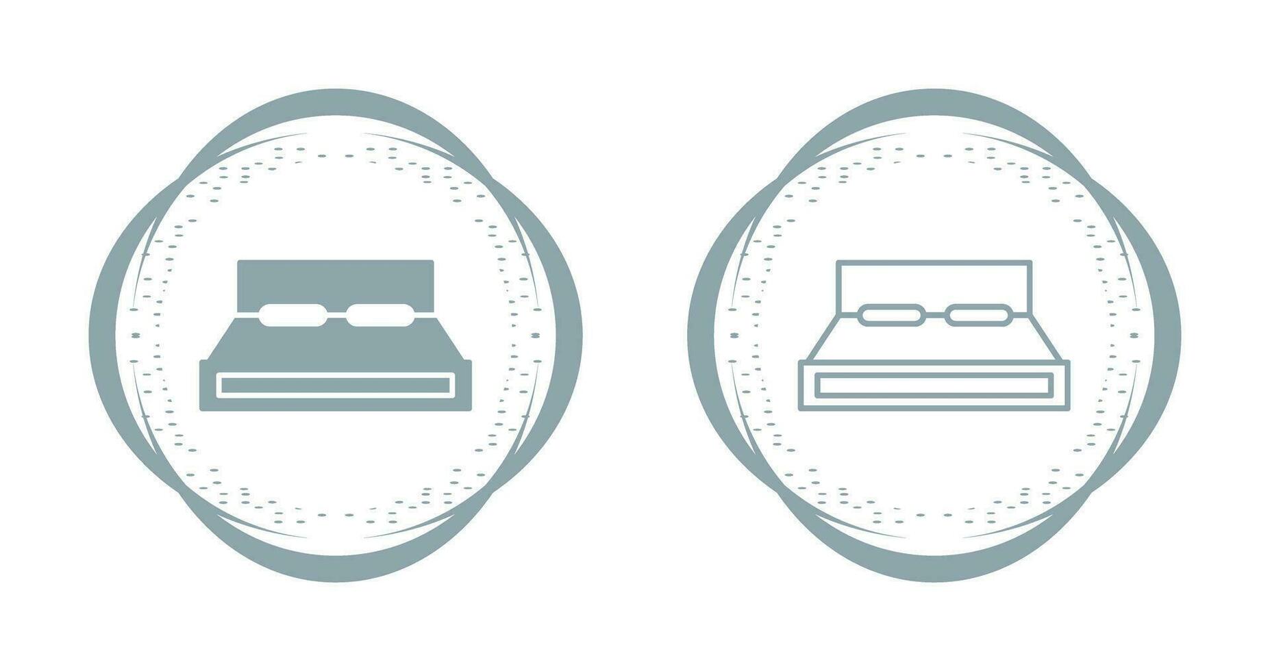 Double Bed Vector Icon