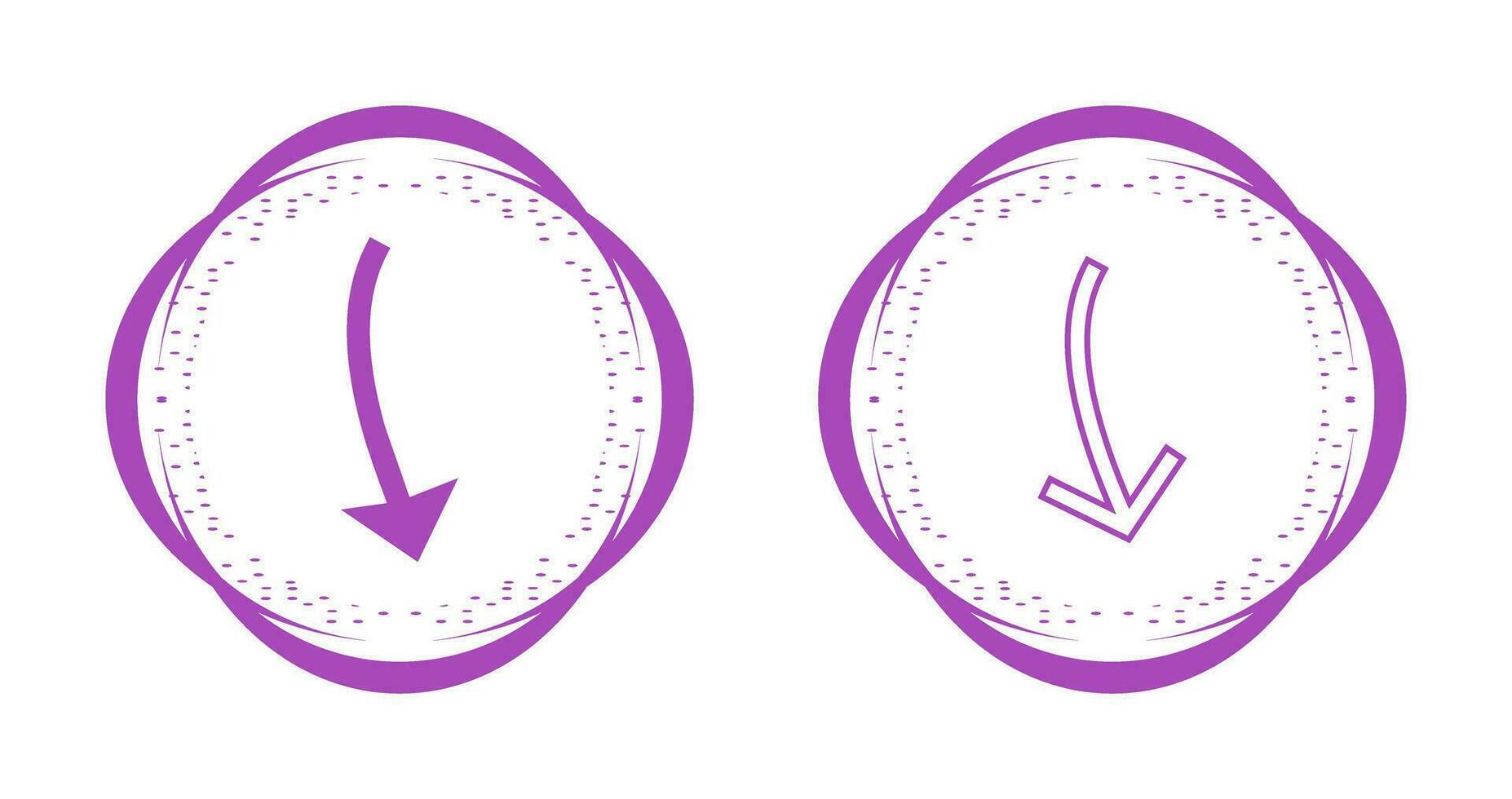 Arrow Pointing Down Vector Icon
