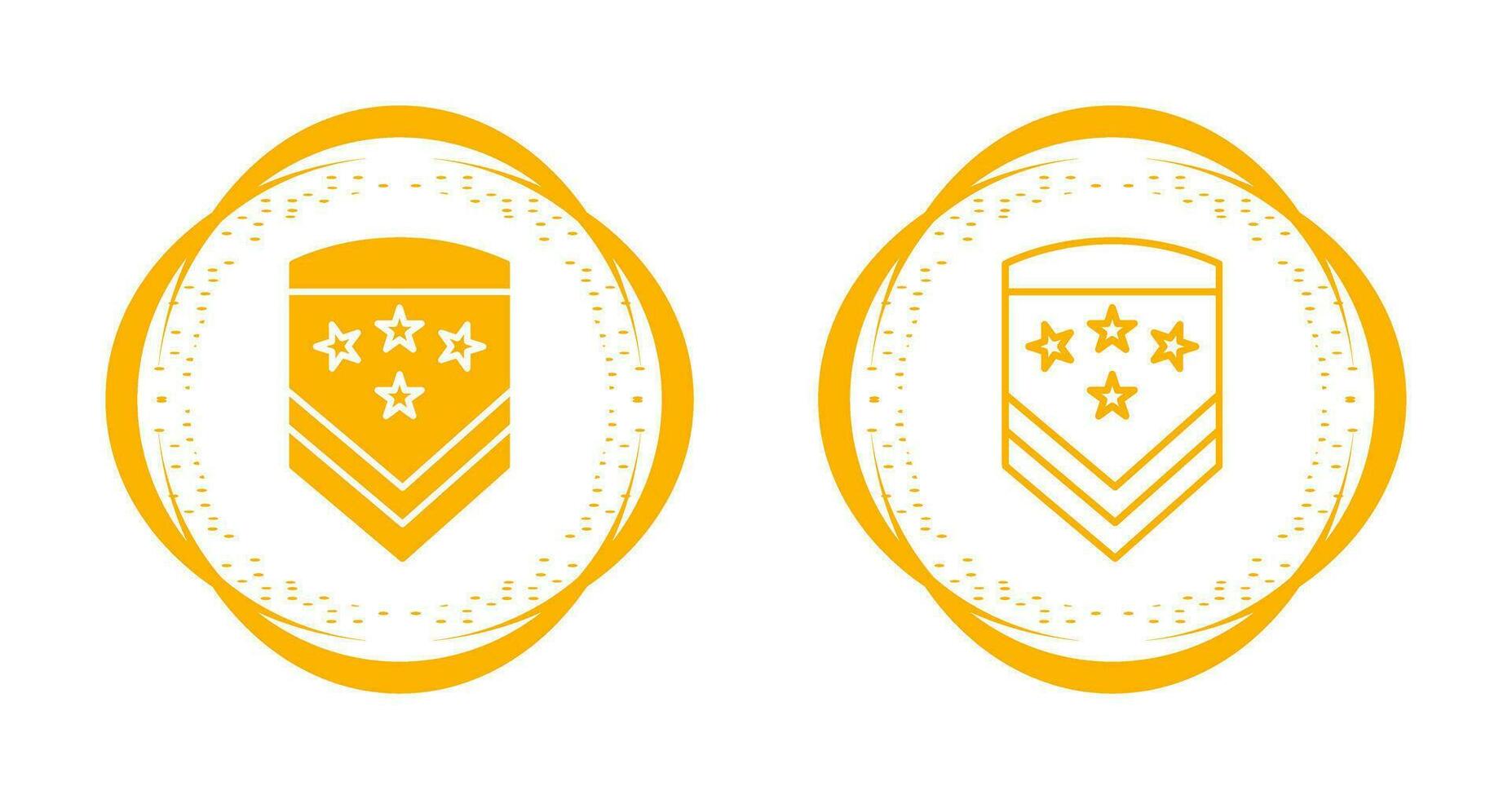 Military Badge Vector Icon