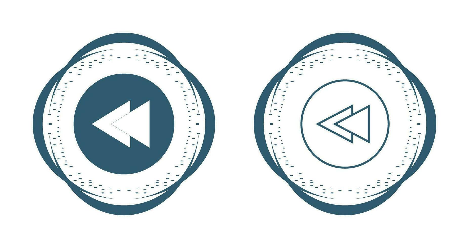Previous Track Vector Icon