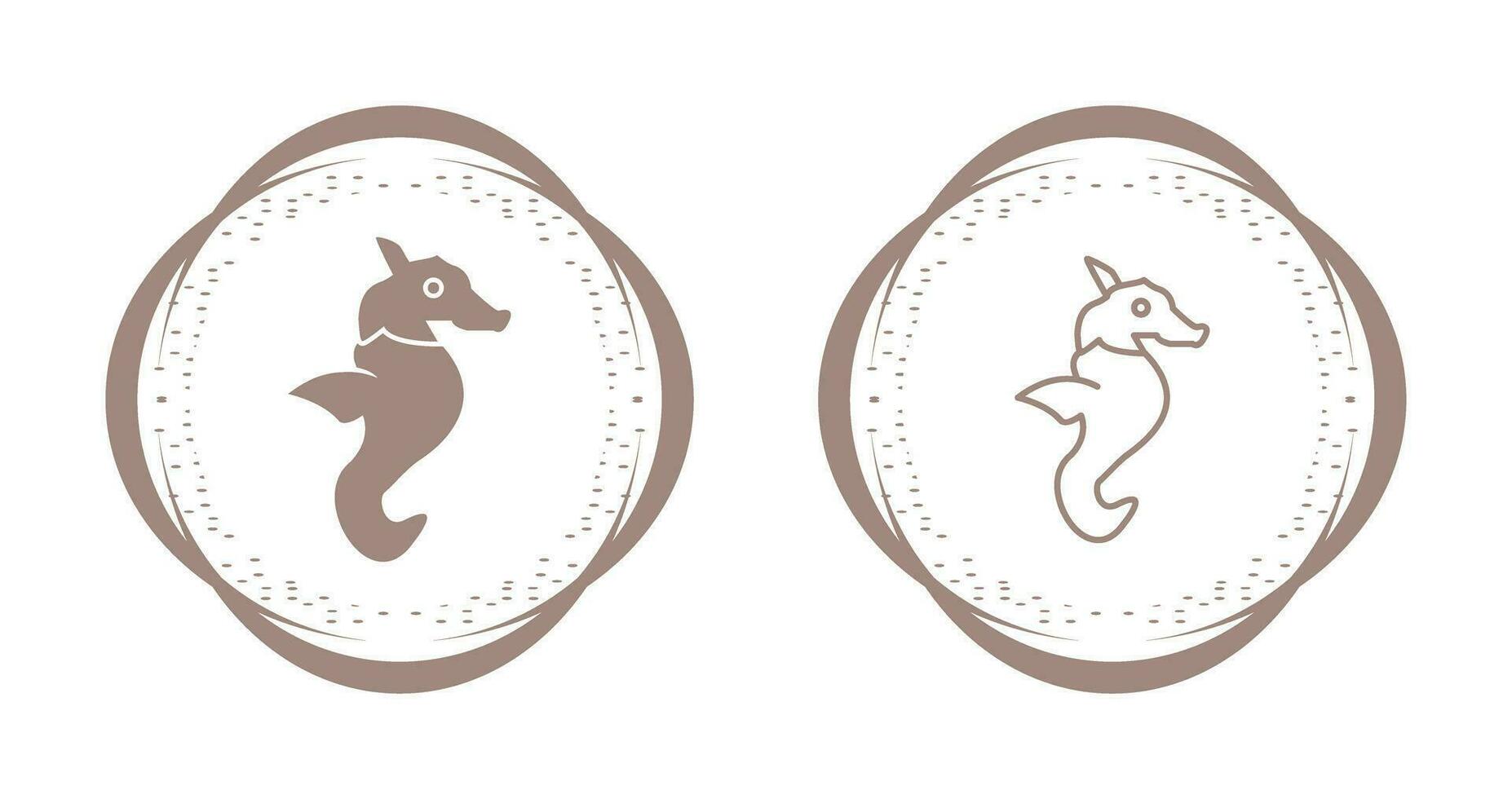 Seahorse Vector Icon