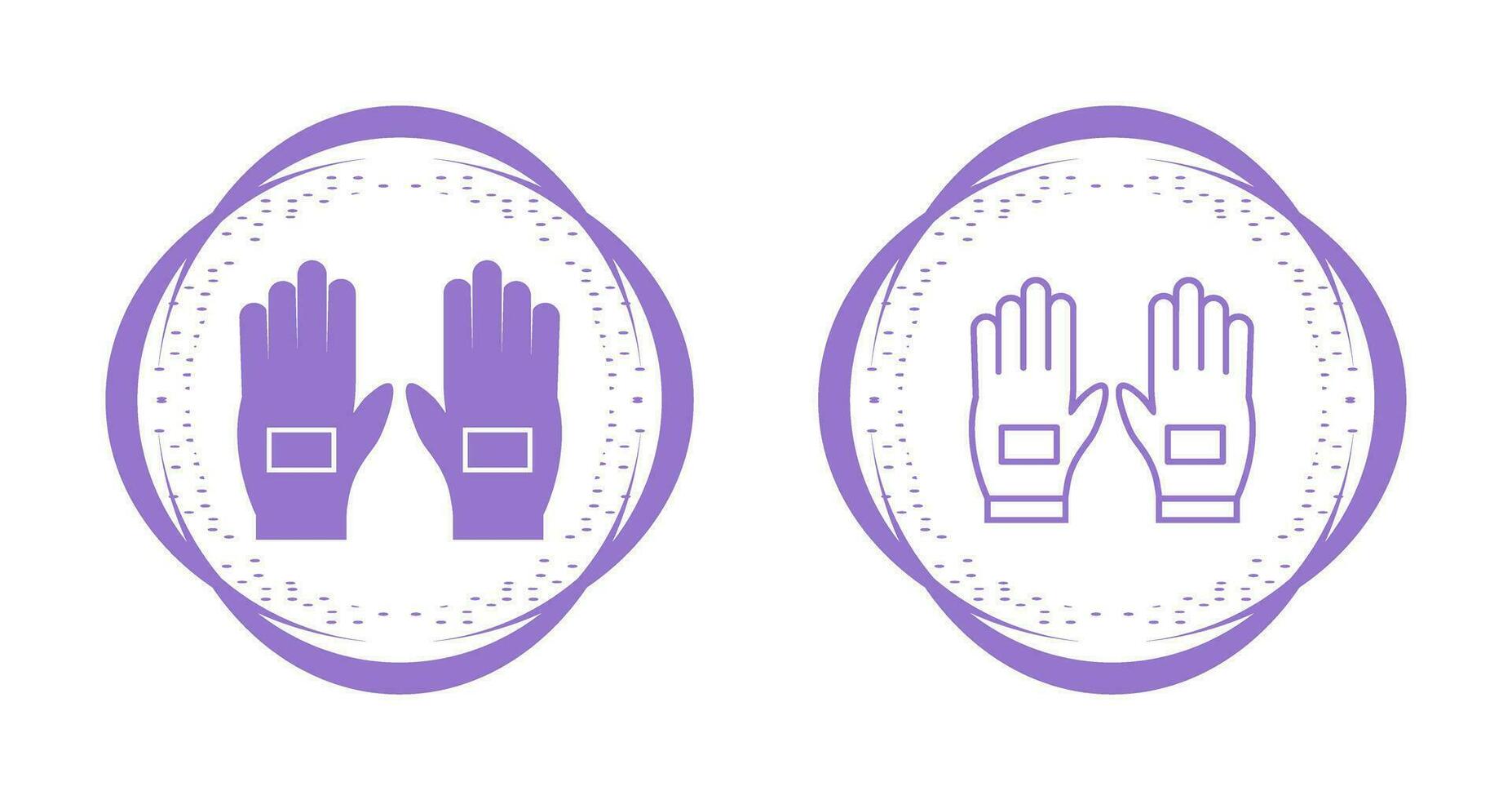 Pair of Gloves Vector Icon