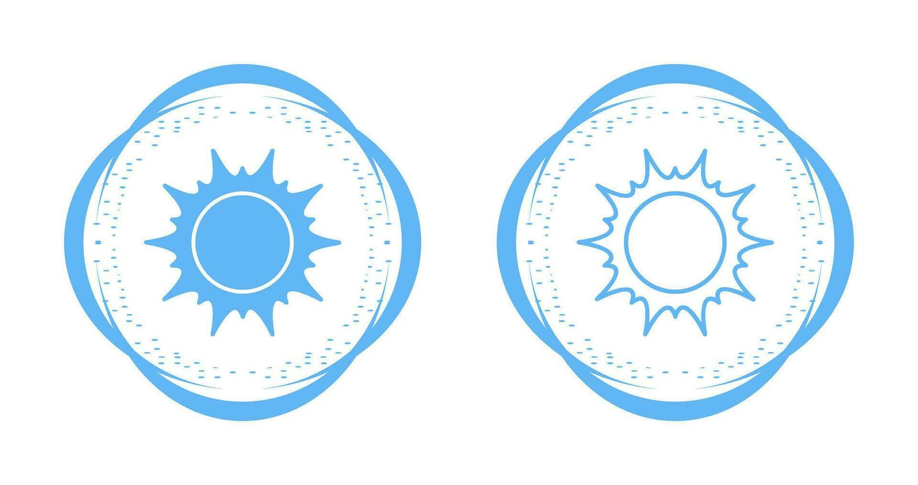 icono de vector de sol